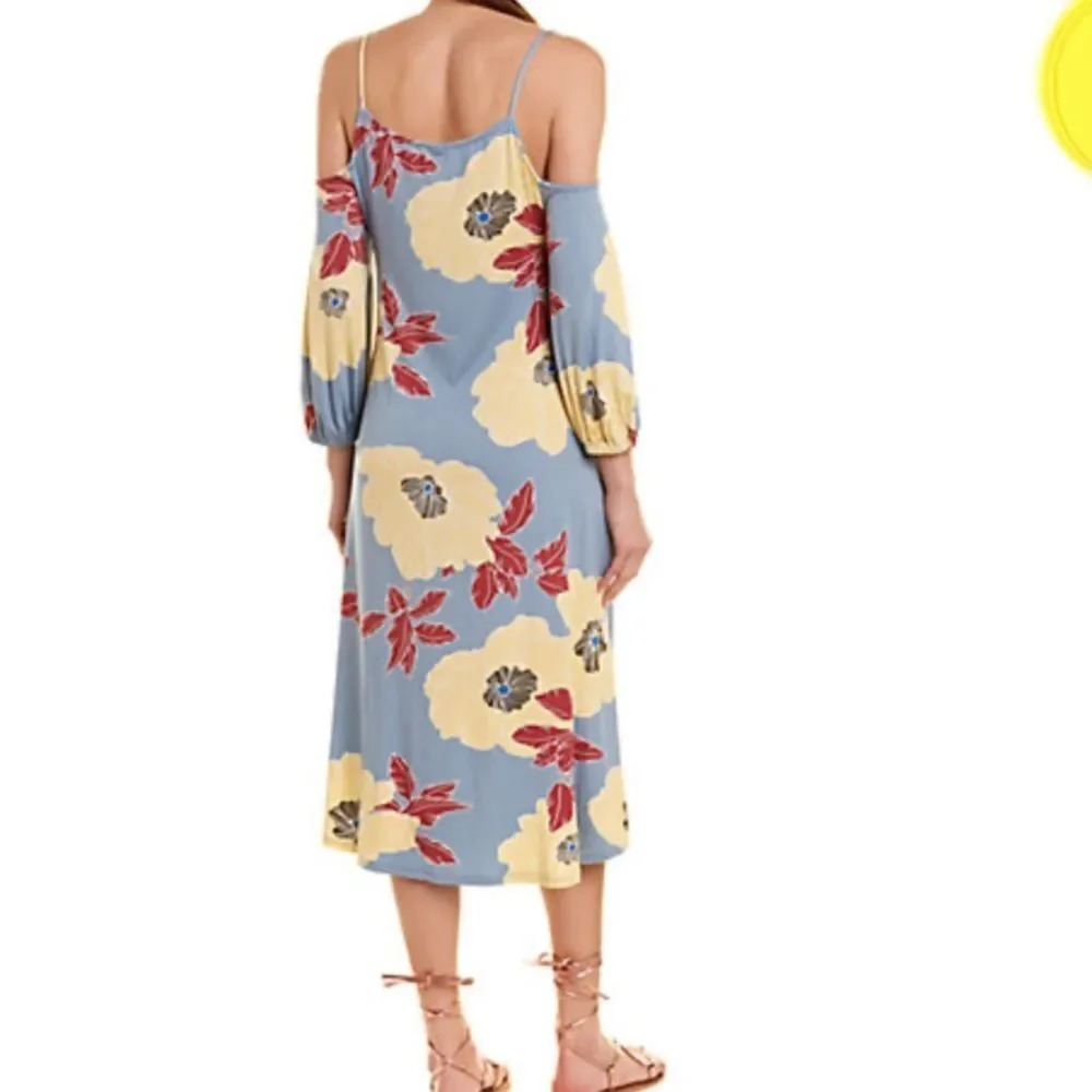 NWT Rachel Pally Cold Shoulder Midi Simone Dress - Picture 2 of 3